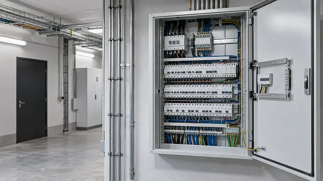 Montage av styr-och regler produkter Udncercentral